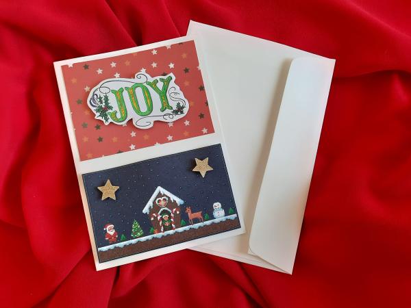 Weihnachtskarte "Joy"